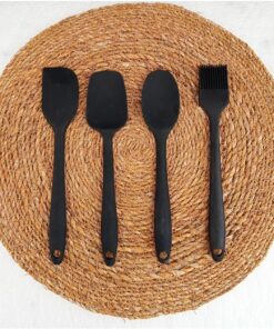 Parça Silikon Yumurta Fırçası Kaşık Bıçak Spatula Seti Isıya Dayanıklı