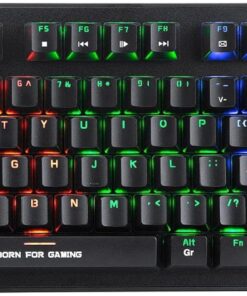 KG901 TR Wired Jixian Blue Switch TKL Rainbow Mekanik Gaming Keyboard