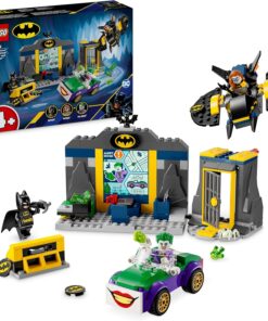 DC Batman: Batman, Batgirl ve Joker ile Batcave 76272-4 Yaş ve Üzeri Süper Kahraman Seven Çocuklar için Yaratıcı Oyuncak Yapım Seti (184 Parça)