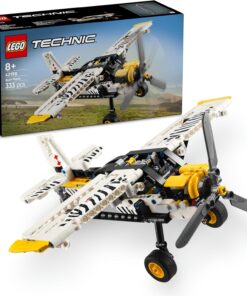 Technic Arazi Uçağı 42198 – 8 Yaş üstü Erkek ve Kız Çocuklar için Dönen Pervane ve Pistonlu Motor İçeren Yaratıcı Rol Yapma Oyuncağı, Hediye Fikri (333 Parça)