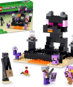 Minecraft® End Arenası 21242-8 Yaş ve Üzeri Çocuklar için Ender Ejderhalı Oyuncak Yapım Seti (252 Parça)