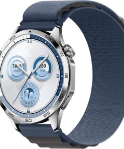 22mm ile Uyumlu Saatler için Alpine Loop 46mm Yumuşak Kumaş Kordon HUAWEI Watch (GT5 Pro/GT5/GT4/Watch 4 Pro/GT3/GT3 Pro/GT2/GT2 Pro) Galaxy Watch (Gear S3/Watch 46mm)