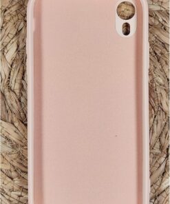 me-likee Apple iPhone XR ile Uyumlu Silikon Kılıfı Mikro Fiber Astarlı Darbeye Dayanıklı Kapak Yumuşak Dokunuşlu Tam Koruyucu Kılıf (Bej)