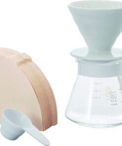 V60 02 Seramik Kahve Demleme Seti “Beyaz”