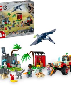 Jurassic World Yavru Dinozor Kurtarma Merkezi 76963 – 4 Yaş ve Üzeri Çocuklar için Yaratıcı Oyuncak Dinozor Yapım Seti (139 Parça)