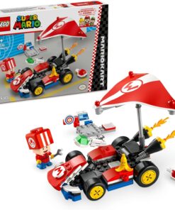 Super Mario: Mario Kart – Standart Kart 72032, 7 Yaş ve Üzeri Erkek ve Kız Çocukları için Yaratıcı Oyuncak Yapım Seti, Toad Figürü ve Fazlası, Doğum Günü Hediyesi (174 Parça)