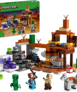 Minecraft Çorak Arazi Maden Kuyusu 21263-8 Yaş ve Üzeri Macera Oyunları Seven Çocuklar İçin Minecraft Video Oyununa Dayalı Yaratıcı Oyuncak Yapım Seti (538 Parça)