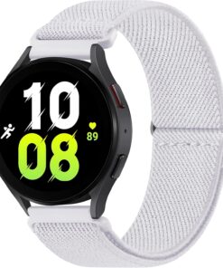 46mm Akıllı Saat Modelleri İçin HUAWEI Watch (GT4/Watch 4 Pro/GT3/GT3 Pro/GT2/GT2 Pro) SAMSUNG Watch (Gear S3 Frontier/Galaxy Watch 46mm) Dokuma Kumaş Esnek ve Hafif 22mm Kordon