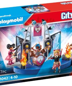 71042 Müzik Grubu Promosyon Paketi, Playmobil müzik, rol yapma, grup pratiği, genç kız grubu, genç erkek grubu, gösteri zamanı, oyuncaklar, figürler, 4 yaş ve üzeri için uygun oyun setleri