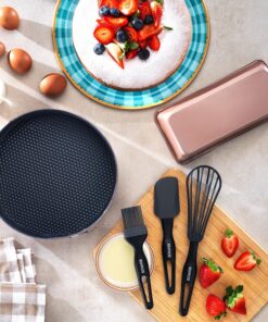 Ariana Kek Kalıbı+Pasta Seti 5 Parça-Rosegold