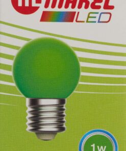 Led Gece Lambası, 1 W, E27 Duy, Yeşil