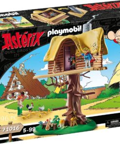 Asterix 71016 Troubadix, ağaç evi, 5 yaş ve üstü çocuklar için oyuncak