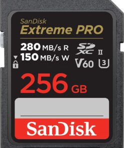256GB Extreme PRO SDXC UHS-II Hafıza Kartı - C10, U3, V60, 6K, 4K UHD, SD Kart - SDSDXEP-256G-GN4IN