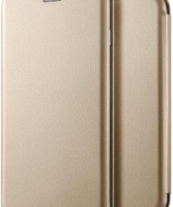 Xiaomi Mi Note 10 Pro Kılıf Ultra Slim Leather Design Flip Cover Gold