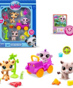 Pet Shop Sun-Bsf-Lps-Figür Set Minişler Safari Temalı