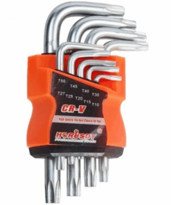 9 PARÇA  İYİ CRV KISA YILDIZ ALYAN TORX KEY SET