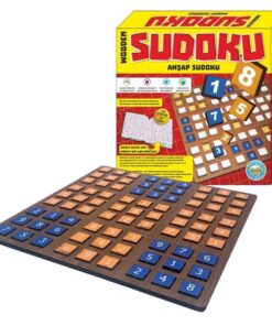 9 Bölümlü Ahşap Sudoku Eğitici Oyun Seti