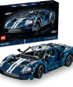 Technic 2022 Ford GT 42154 - Yetişkinler İçin Sergilenebilecek Bir Supercar Modeli İçeren Yaratıcı Model Yapım Seti (1466 Parça)