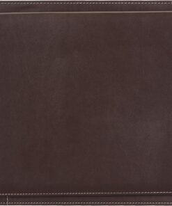 4717 Sümen Takımı Suni Deri Tek Parça Kapaklı Pad İmza Sümeni 37x30 cm, Kahve