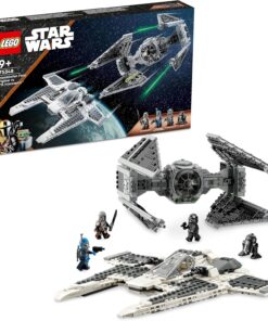 Star Wars™ Mandalorian Fang Fighter TIE Interceptor™'a Karşı 75348-9 Yaş ve Üzeri Çocuklar için Yaratıcı Oyuncak Yapım Seti (957 Parça)