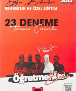 KPSS Eğitim Bilimleri Öğretmenler Ekibi Rehberlik ve Özel Eğitim Tamamı Çözümlü 23 Deneme Sınavı
