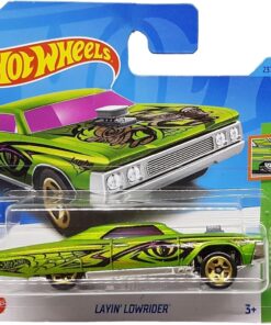 Wheels - Layin´Lowrider - HW Slammed 3/5 - HKJ08 - Short Card - açık yeşil metalik - Mattel 2023 - 1:64