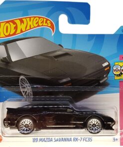 Wheels - ´89 Mazda Savanna RX-7 FC3S - HW: The ´80s 4/10 - HKJ62 - Short Card - siyah - Mattel 2023