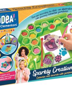 18716 Idea-Parıltılı 3D Gem Çıkartma, Elmas Kit, 7 yaşından büyük çocuklar için yaratıcı oyuncak, hediye seti