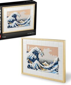 Icons Art Hokusai Büyük Dalga 31208 Sanatseverler ve Yetişkinler için Japon Tablo Yapım Seti (1810 Parça)