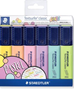 364 CWP6 Textsurfer Classic Pastel Fosforlu Kalem 6'Lı Blister
