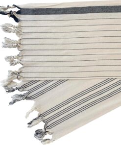 %100 Pamuk ikili Peşkir El Havlusu set, Mutfak Havlusu, Baş Havlusu 50x90 cm 2 adet çizgili desen, çabuk kurur, hafif peşkir, kara tezgah el dokuması, banyo, spa, deniz ve havuz sonrası kullanım