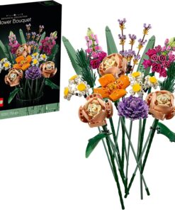 ICONS Çiçek Buketi 10280 - Yetişkinler İçin LEGO Botanik Koleksiyonunun Tamamlayıcısı Sergilenebilir Yaratıcı Model Yapım Seti (756 Parça)