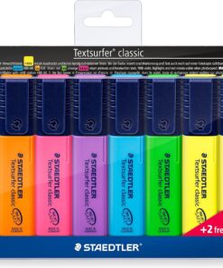 364-A WP8 Textsurfer Classic Fosforlu Kalem 8'Li Blister (6 Renk + 2 Renk Bedelsiz)