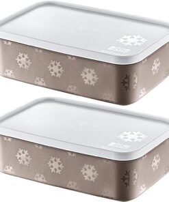 2'Li Set No Frost Saklama Kabı Terra 1600 ML