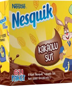 Kakaolu Süt 6'lı Paket (6 x 180 ml)