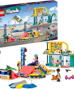 Friends Kaykay Parkı 41751-6 Yaş ve Üzeri Çocuklar için 3 Mini Bebek İçeren Yaratıcı Oyuncak Yapım Seti (431 Parça)
