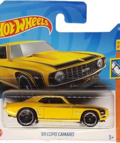 Wheels - ´69 Copo Camaro - Muscle Mania 2/10 - HCX82 - Short Card - Track Stars - sarı - Mattel 2022