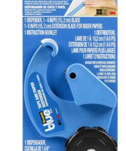 3M M1000 El Maskesi El Kapağı, Kapak Kağıdı için, Tüm Yapışkan Bant Genişlikleri için, Bıçaksız 1 Dispenser, Maskeleme Bandı ve Kağıt