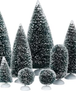56 Köyler için Aksesuarlar Çanta-O-Frosted Topiaries Ağacı