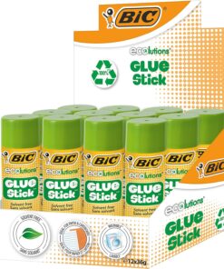 Ecolutions Glue Stick Yapıştırıcı, 36 Gr. 12 Adet, Solvent İçermez, Yıkanabilir ve Kolay Uygulanabilir