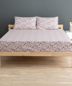 | Liberty |%100 Pamuklu Tek Kişilik 100 x 200 Lastikli Çarşaf Seti Bordo
