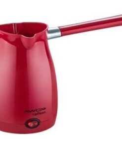 AWOX CAFFEEN  KIRMIZI  ELEKTRİKLİ CEZVE  TÜRK KAHVESİ  MAKİNESİ  PLASTİK   ÇİFT AĞIZ   0.4LT - 5 FİNCAN   1000W