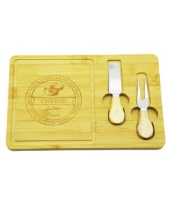 BIÇAK SAĞ 19X29CM -1.5CM AHŞAP BAMBU KAHVALTI PEYNİR SUNUM TABAK 2PEYNİR BIÇAK=AHŞAP SAPLI