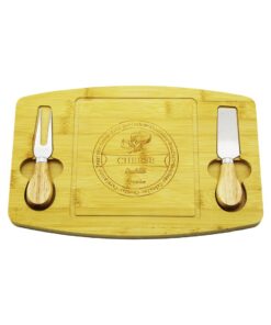 BIÇAK SAĞ-SOL 19X29CM -1.5CM AHŞAP BAMBU KAHVALTI PEYNİR SUNUM TABAK 2PEYNİR BIÇAK=AHŞAP SAPLI