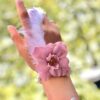 Bride to be Nedime Gelin Bilekliği Tüy ve İnci Boncuk Detaylı Pembe Renkli Bekarlığa Veda Partisi Bilekliği 10 Adet