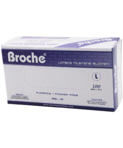 BROCHE  L  PUDRASIZ MUAYENE ELDİVENİ 100LÜ