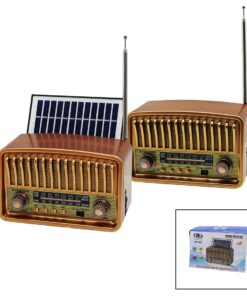 BT SOLAR PANELLİ - USB ŞARJLI BLUETOOTH - WİFİ  İBRELİ  FM RAMP3 USB - TF PLAYER 4V OUT - 5V IN RT-852