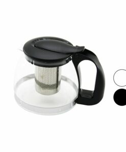 CAM DEMLİK 900ML - SİYAH VEYA BEYAZ GÖNDERİLİR