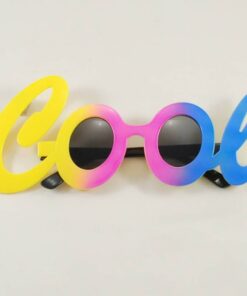 Cool Yazılı Rengarenk Parti Gözlüğü 21x8 cm