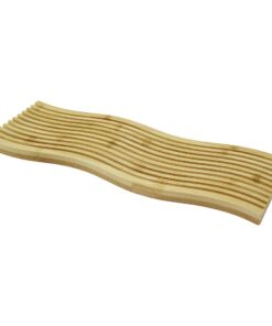 DAALI KENAR  ÇİFT TARAF=DÜZ - DAALI OYUK KANALLI AHŞAP BAMBU SUNUM TEPSİ 15X39X1.5CM